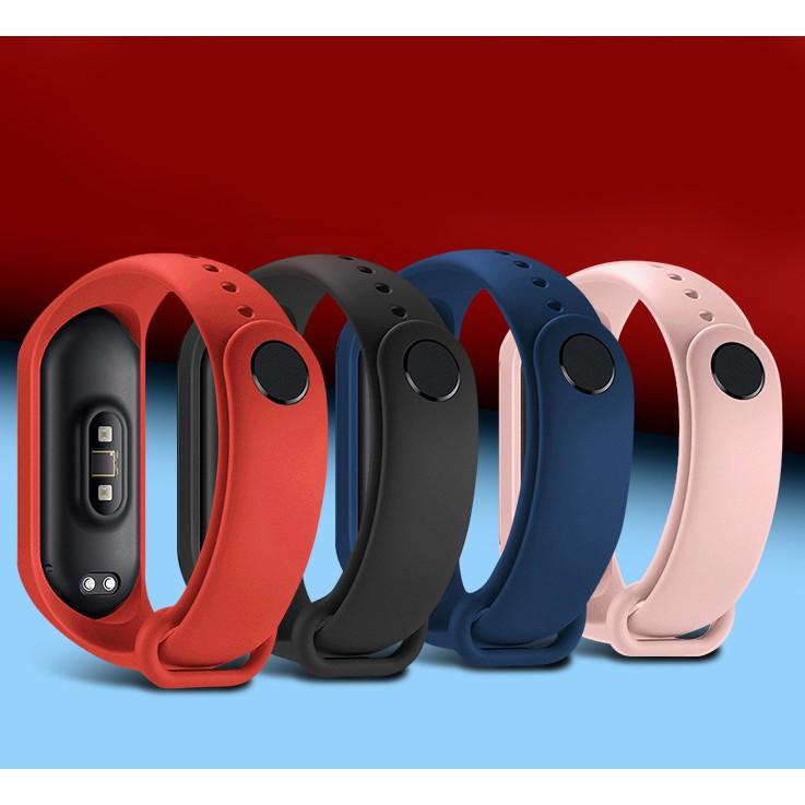 Dây Đeo Thay Thế Cho Vòng Đeo Tay Thông Minh Mi Band 3 / Mi Band 4 Dẻo chất liệu TPU