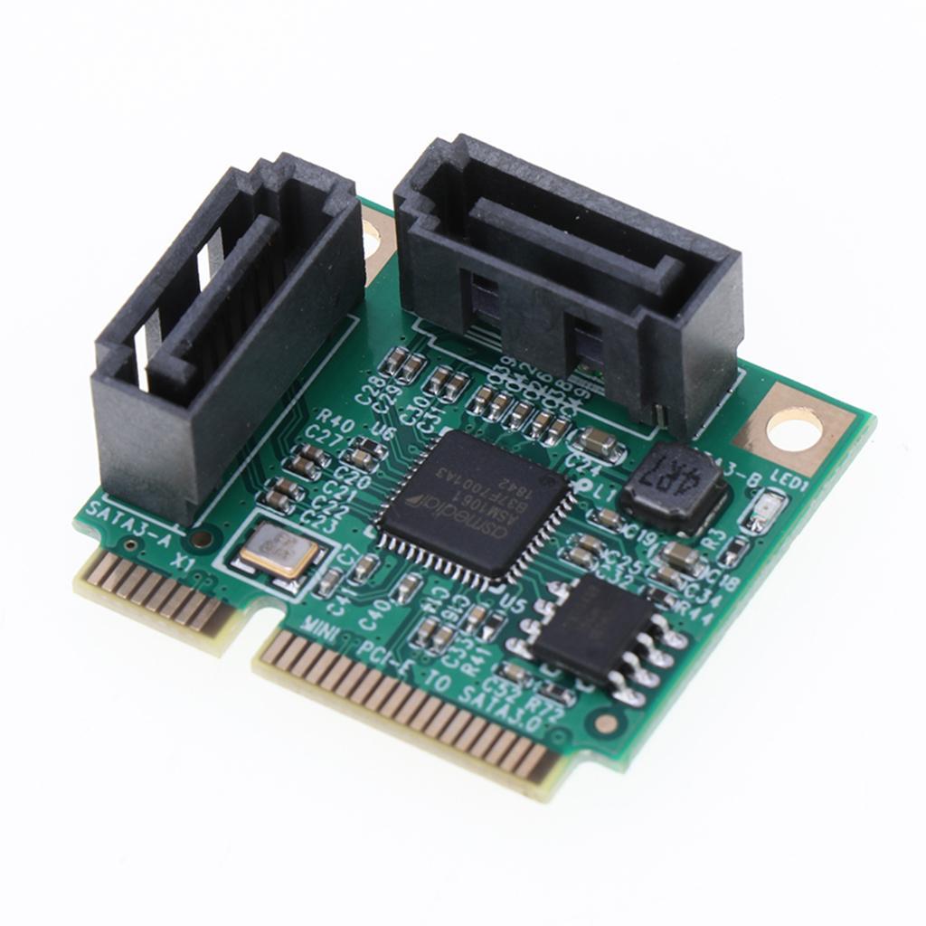 - to SATA3.0 2-Port  III Expansion Adapter Card 6Gbps