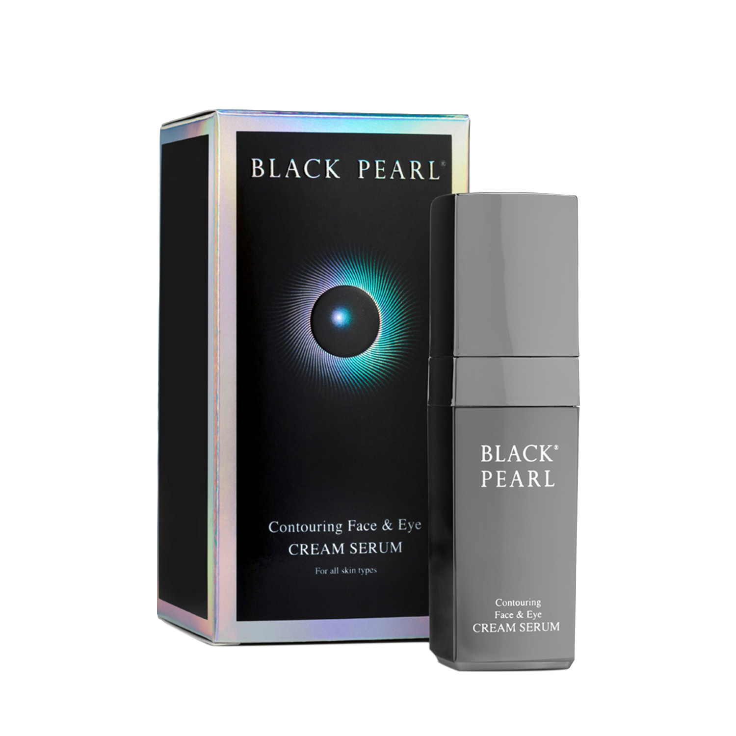 Combo Black Pearl Face &amp; Eye - Serum Dưỡng Chuyên Sâu Chống Lão Hóa Vùng Mặt Và Mắt Black Pearl + Kem Xóa Bỏ Nếp Nhăn Vùng Mắt Và Môi - Có Nguồn Gốc Từ Biển Chết - Xuất Xứ Israel - Làm Chậm Lại Các Dấu Hiệu Lão Hóa Từ Trong Ra Ngoài