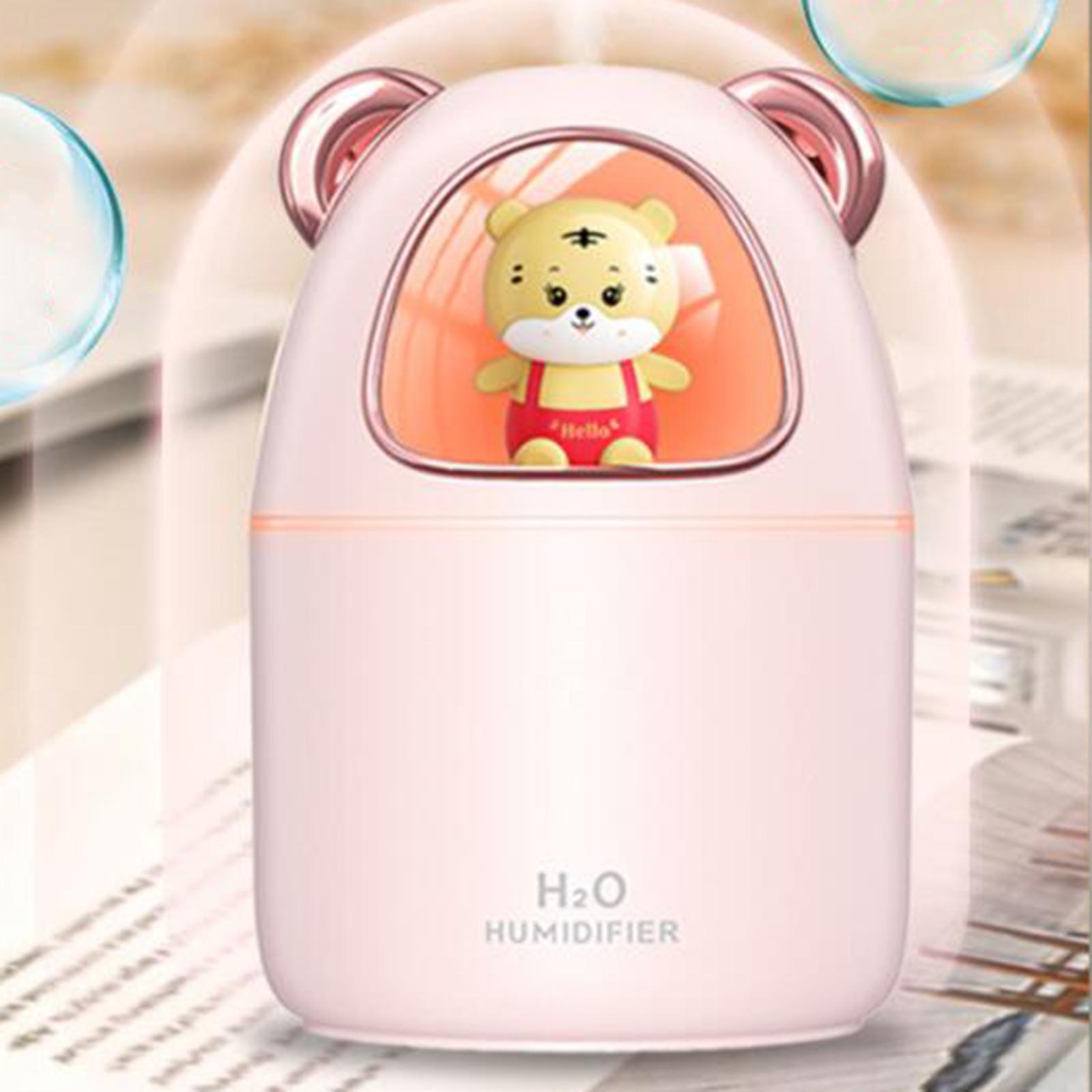 2Pcs Air Humidifier Night Light Aroma Diffuser Two Modes for Hotel Travel