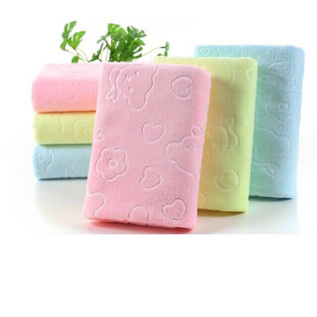 Khăn tắm xuất Nhật Khăn tắm cotton mềm mịn khổ 70x140