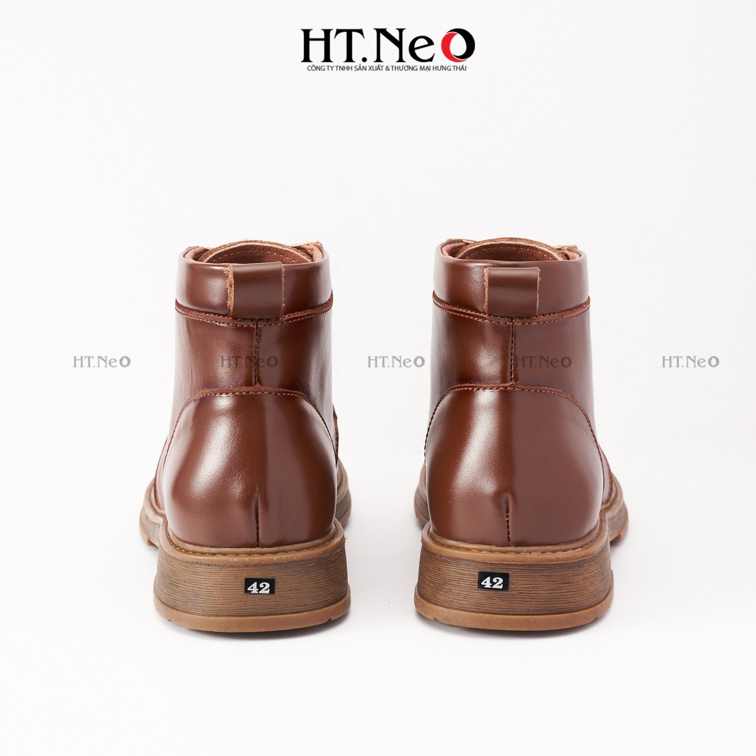 Bốt nam da bò, giày cao cổ HT.NeO, da bò 100% nguyên miếng cao cấp DN30