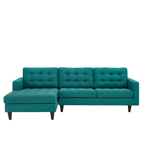 GHẾ SOFA GÓC L CORNER HERTON TURQUOISE SFG11