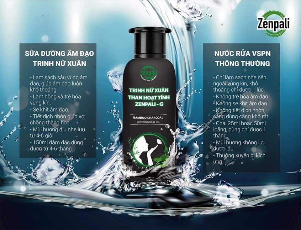 TRINH NỮ XUÂN ZENPALI - DUNG DỊCH VỆ SINH PHỤ NỮ GIÚP SE KHÍT , KHÁNG VIÊM