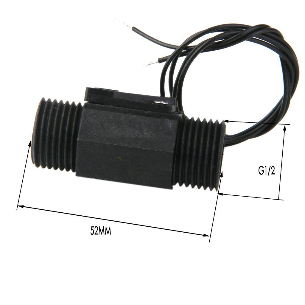 G1/ Switch Water Heater Flowmeter Counter Flow Switch DC 5V-24V