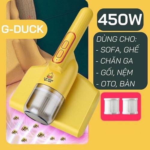 Máy Hút Bụi Con Vịt Vàng DUCK Tia UV Cầm Tay Không Dây Diệt Khuẩn Chăn Ga Gối Nệm Giường Ngủ Sofa