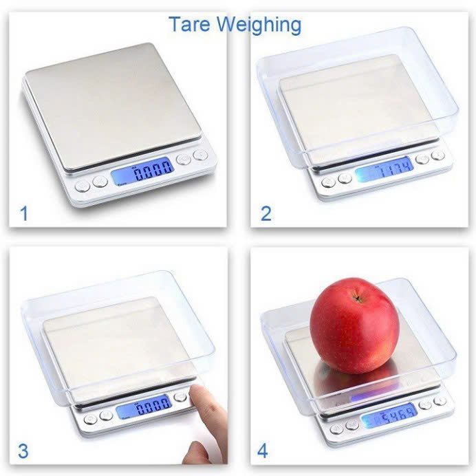 Cân Tiểu Ly Điện Tử, Cân Nhà Bếp Mini Đo Thực Phẩm Gia Vị Làm Bánh Có Độ Chính Xác Cao