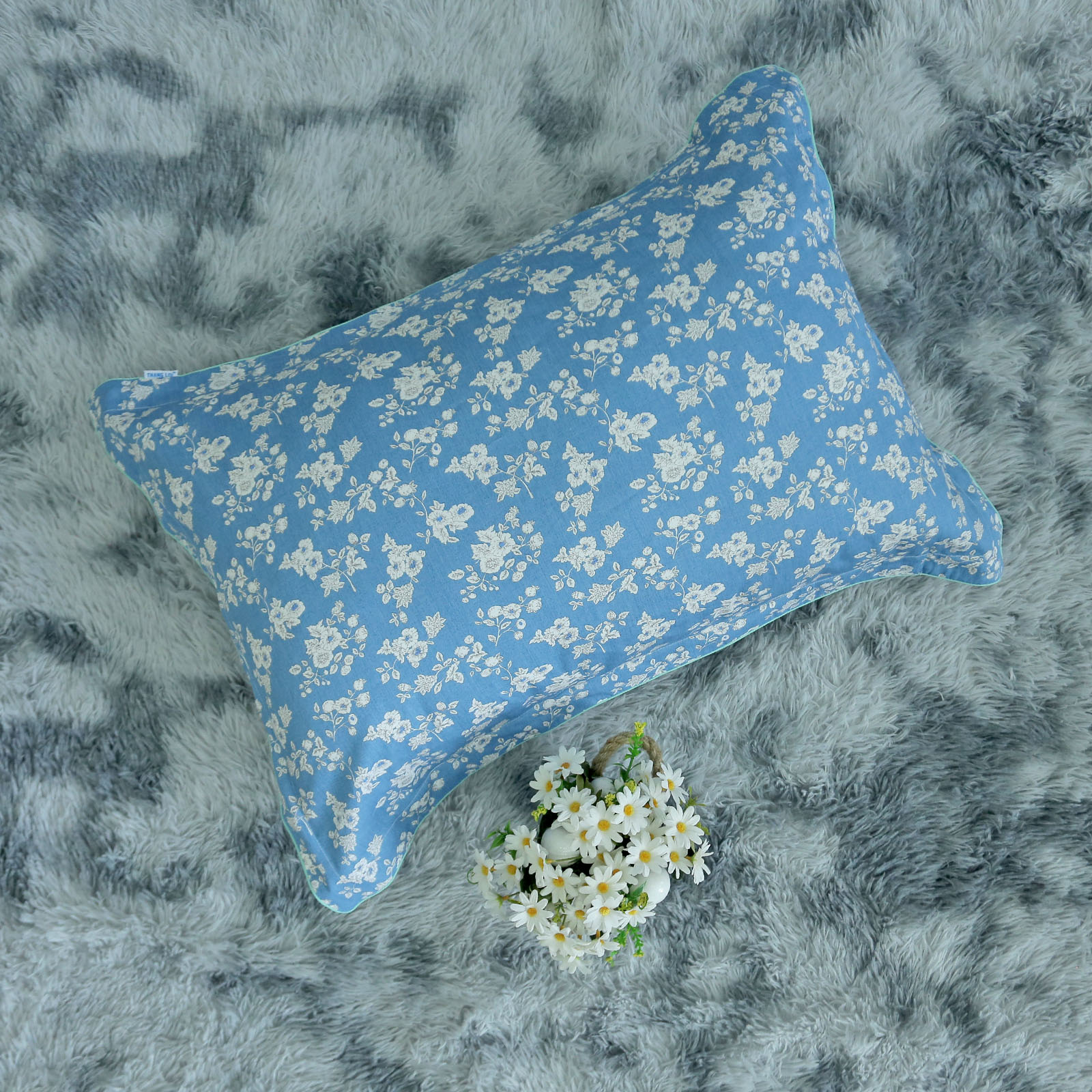 Bộ Chăn Drap Gối Cotton Hoa Thắng Lợi Mẫu 25 - Chính hãng