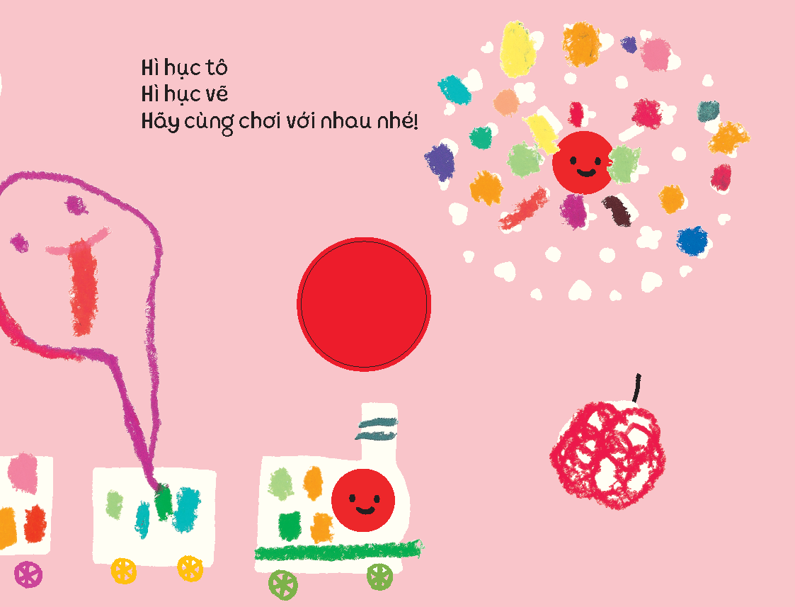 Sách - Dtpbooks - Hình Vẽ Tròn Xoe - Tủ sách vui để học - Sách tô màu - Dòng sách cầm tay