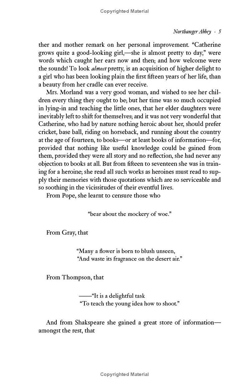 Sách ngoại văn: Northanger Abbey - Modern Library Classics