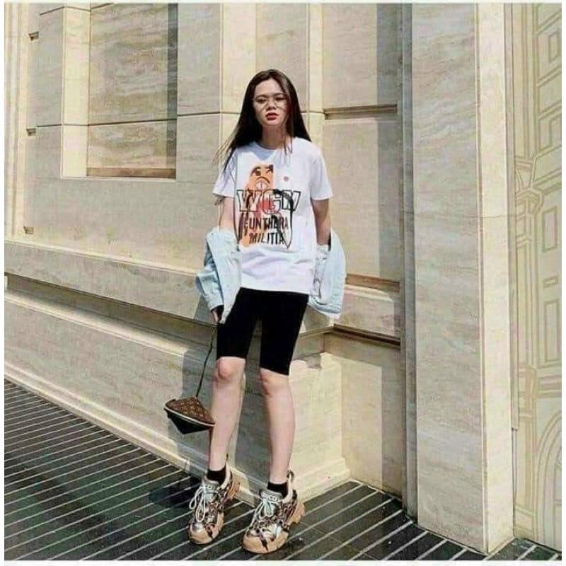 Quần legging lửng cạp chun vải đanh đẹp thun ngố nữ co giãn tốt dáng ôm