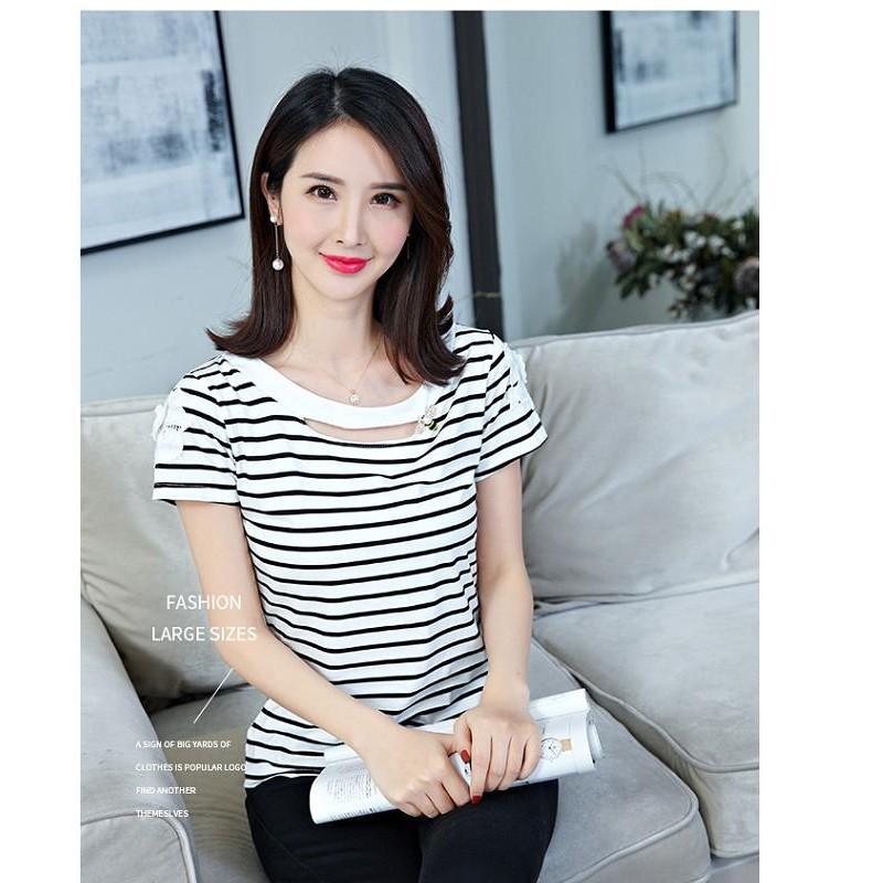 Áo thun thời trang phối cài áo hình con ong AN15