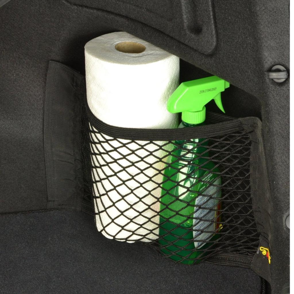 2x Black Car Truck Seat Storage Mesh Net Pocket Bag Luggage Organizer Holder