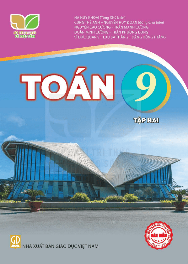 Sách giáo khoa Toán 9- Tập hai- Kết Nối Tri Thức Với Cuộc Sống
