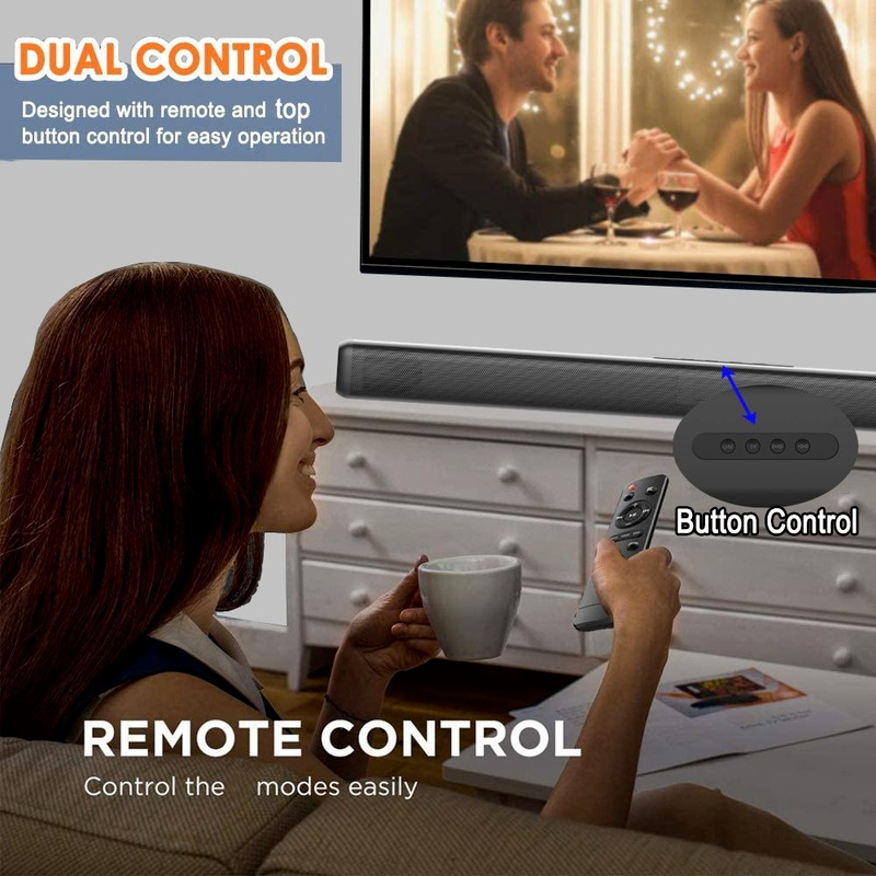 Loa Soundbar 100W Cho TV 2.1 Loa Bluetooth 5.0 Không Dây Hệ Thống Rạp Hát Tại Nhà Với Loa Siêu Trầm 3D Stereo Boombox Điều Khiển Từ Xa Color: SL04 suit