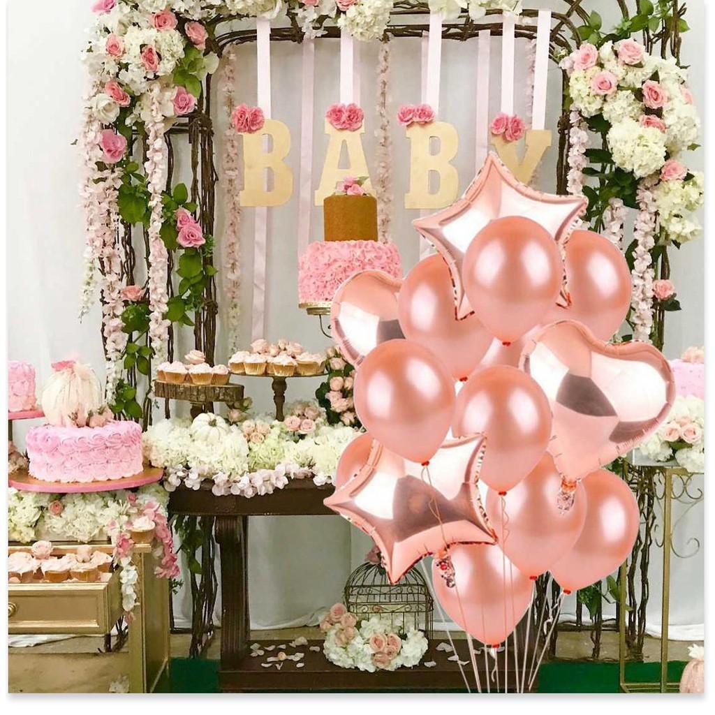 Bong bóng trang trí tiệc Latex Balloon Party - bộ 10 bóng