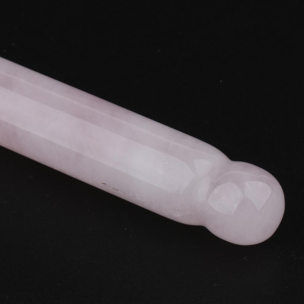Jade Gua Sha Scraping Massage Stick Roller - High Quality Jade Guasha Pen Board - Tool for SPA Acupuncture Therapi Trigger Point Treatment on Face
