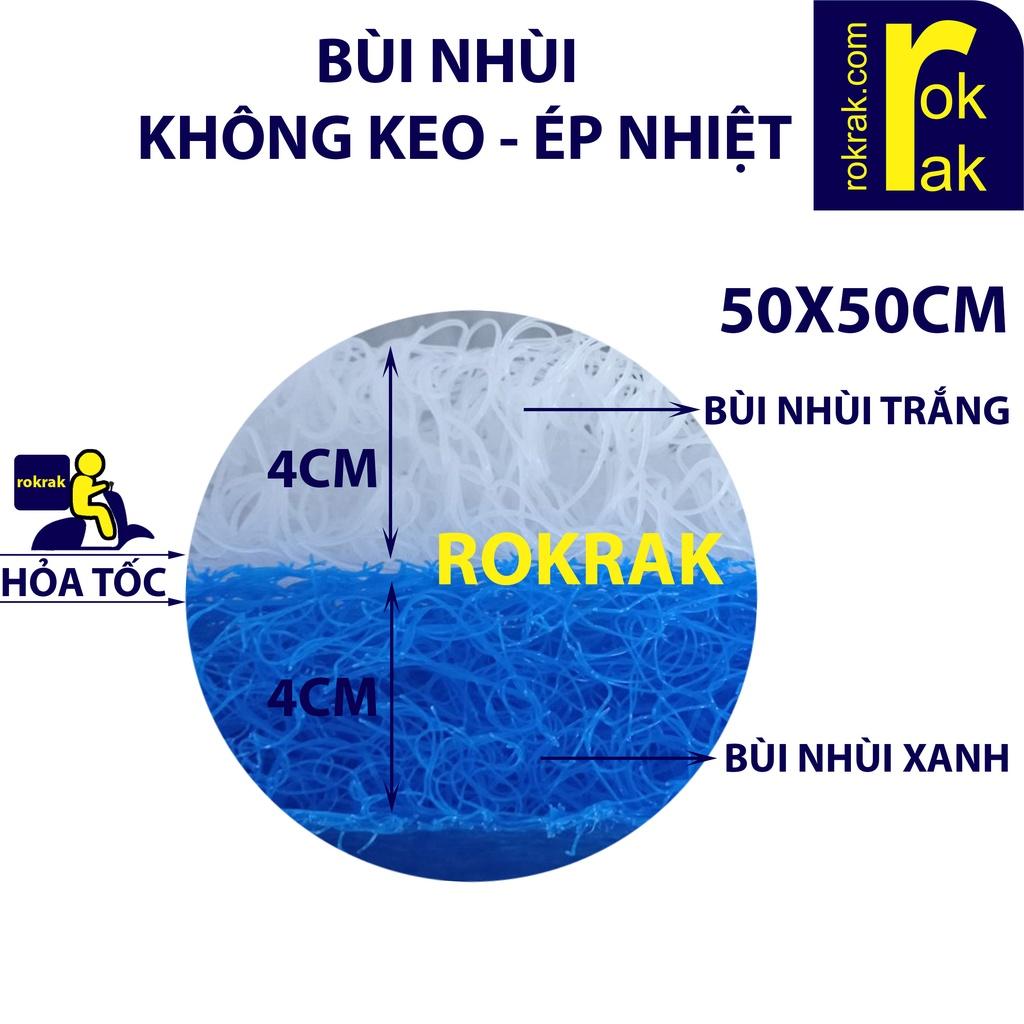 Jmat không keo / CÓ KEO - Bùi nhùi Nhật 50x50cm Vật liệu lọc bể cá