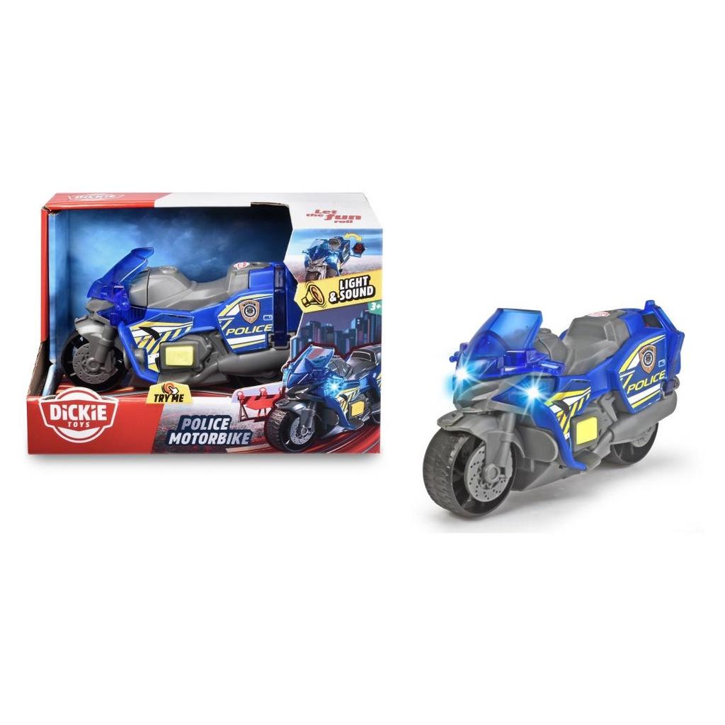 Đồ chơi Xe Mô Tô Cảnh sát DICKIE TOYS Police Motorbike 203302031