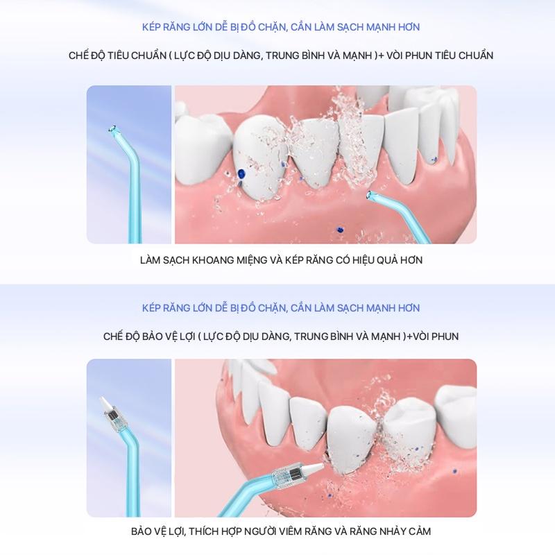 Máy tăm nước vệ sinh răng miệng cầm tay BOMIDI D3 PRO - Hàng nhập khẩu