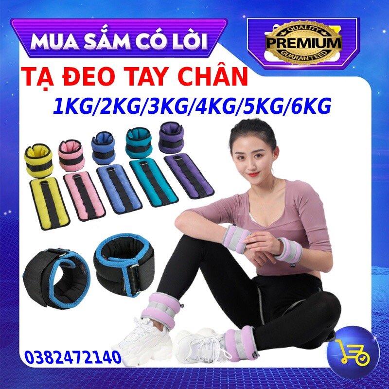 Tạ đeo chân cao cấp từ 1kg , 2kg, 5kg, 6kg, 9kg, 12kg dùng mãi ko hỏng tập phục hồi chức năng rất tốt - đôi 9kg thanh gang