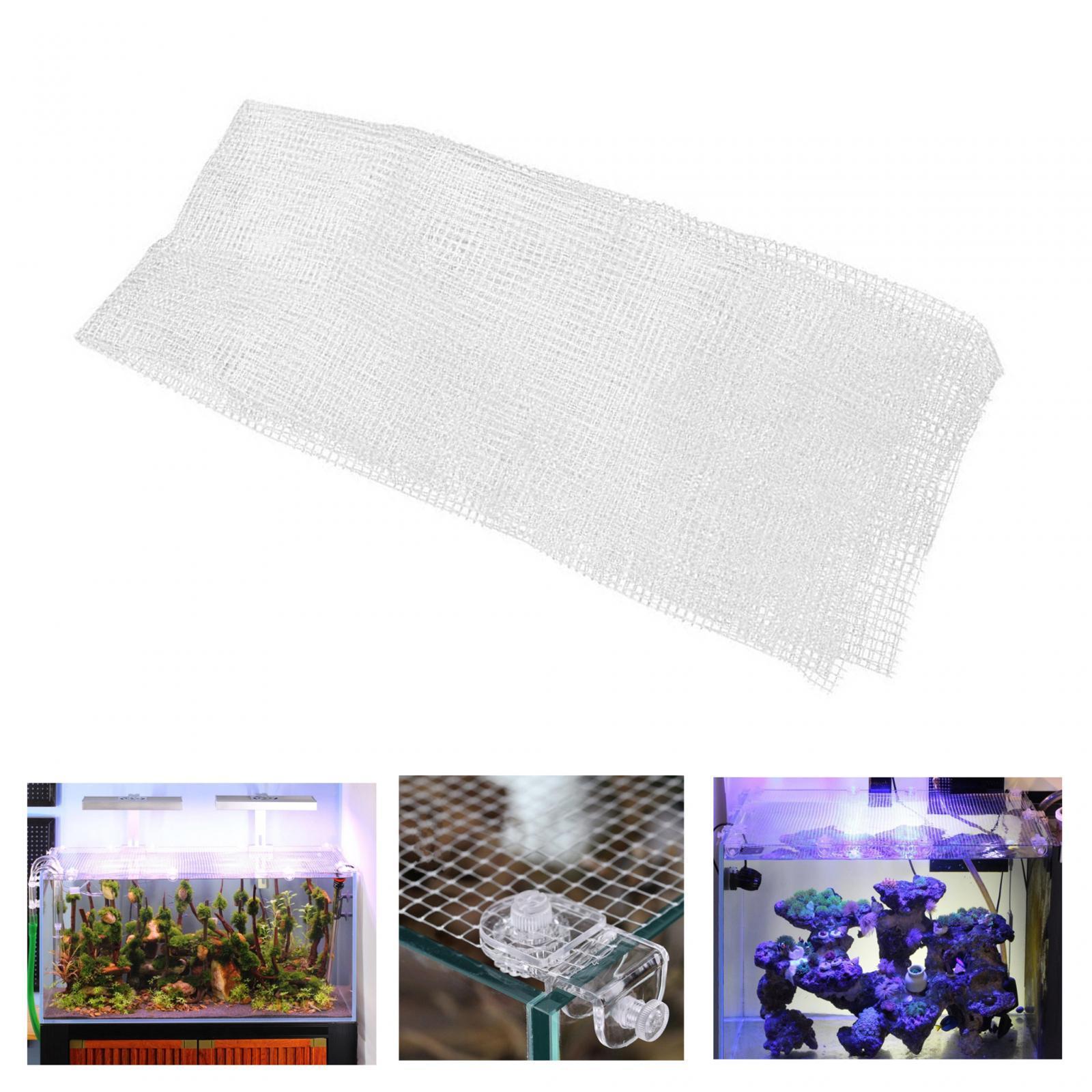 Aquarium Cover Fish Guard Anti-escape Sturdy Clear Aquarium Screen Accessory