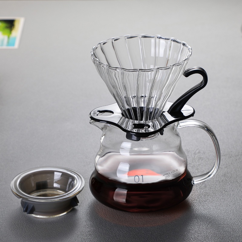 Phễu pha cà phê dùng giấy lọc (Phân loai Phễu, Giấy lọc riêng)