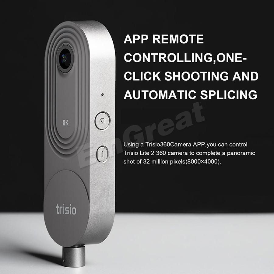 Máy ảnh Trisio Lite 2 VR Máy ảnh du lịch ảo 8K Máy ảnh NodeRotate 360° Toàn cảnh 32MP Thuật toán kết xuất HDR thông minh Dung lượng lưu trữ 8G
