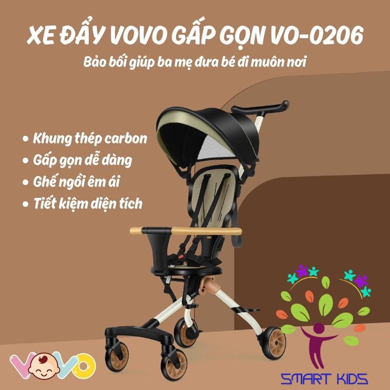 Xe đẩy gấp gọn đảo chiều Vovo VO-0206