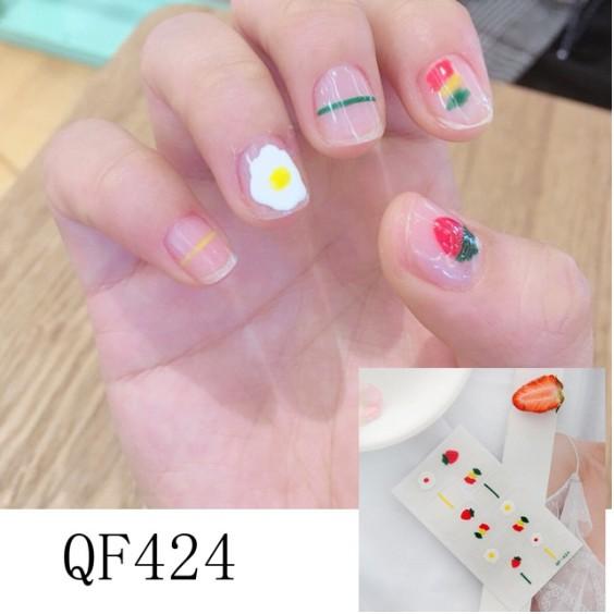 Decal Sticker Nail dán móng tay nhanh Đẹp - Nhanh - Bền (Mẫu 3)