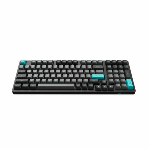 Bàn phím cơ không dây AKKO 3098B Multi-modes Black &amp; Cyan (Akko CS Switch)_Hàng chính hãng