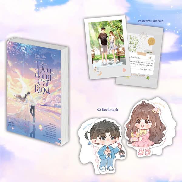 Sách - Triều Dâng Cát Lặng - Tặng Kèm 2 Bookmark Bế Hình Chibi + 1 Postcard Polaroid Cán Nhũ