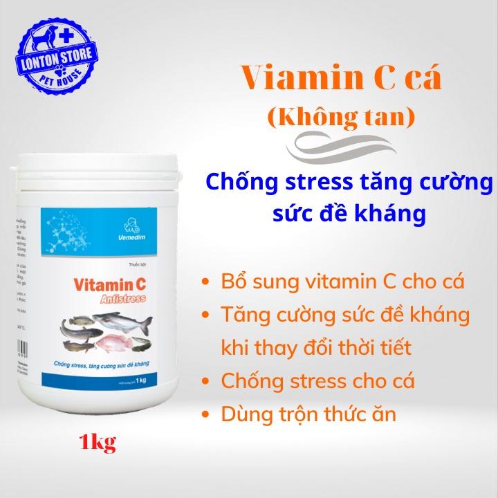 Vitamin C Antistress cá - Chống stress, tăng cường sức đề kháng lon 1kg