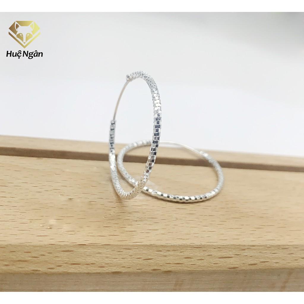 Bông tai bạc Ý 925 Huệ Ngân - Bông tai xinh RYE3014101
