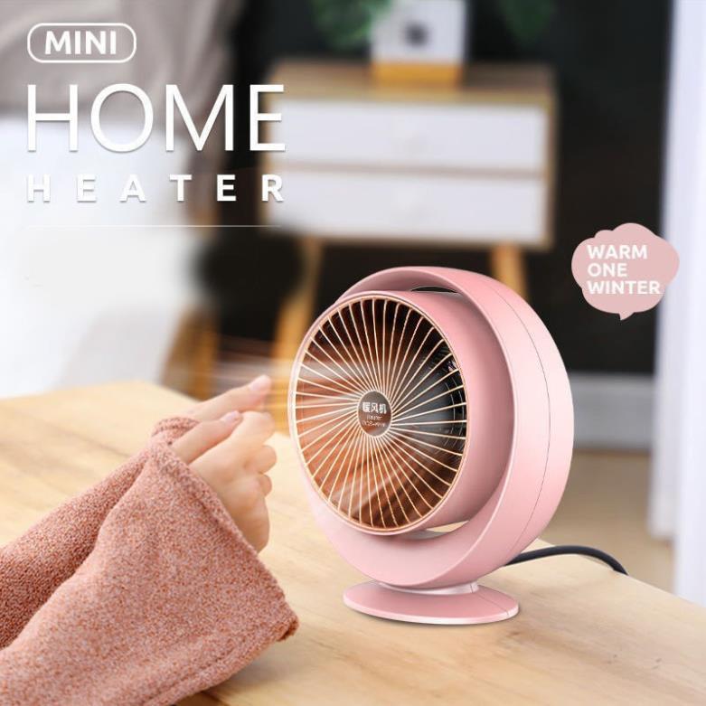 Quạt Sưởi, Máy Sưởi Mini Heater Công Suất 800W, Nhiệt Tỏa Đều, Không Mùi, Tiện Dụng Cho Gia Đình Bạn