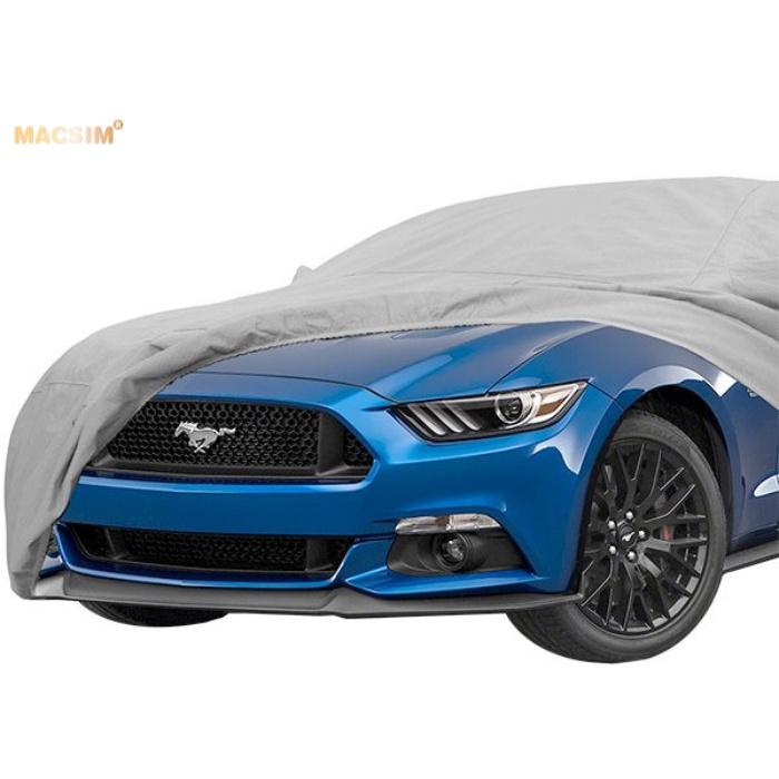 Bạt phủ ô tô chất liệu vải không dệt cao cấp thương hiệu MACSIM dành cho hãng xe Ford Explorer màu ghi trong nhà,ngotrời