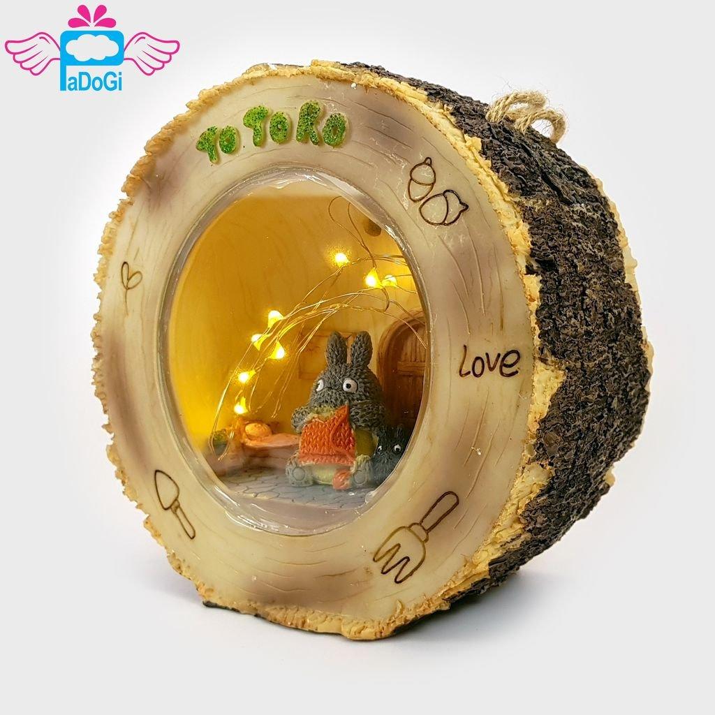 Ngôi Nhà Khúc Gỗ Totoro Có Đèn Led