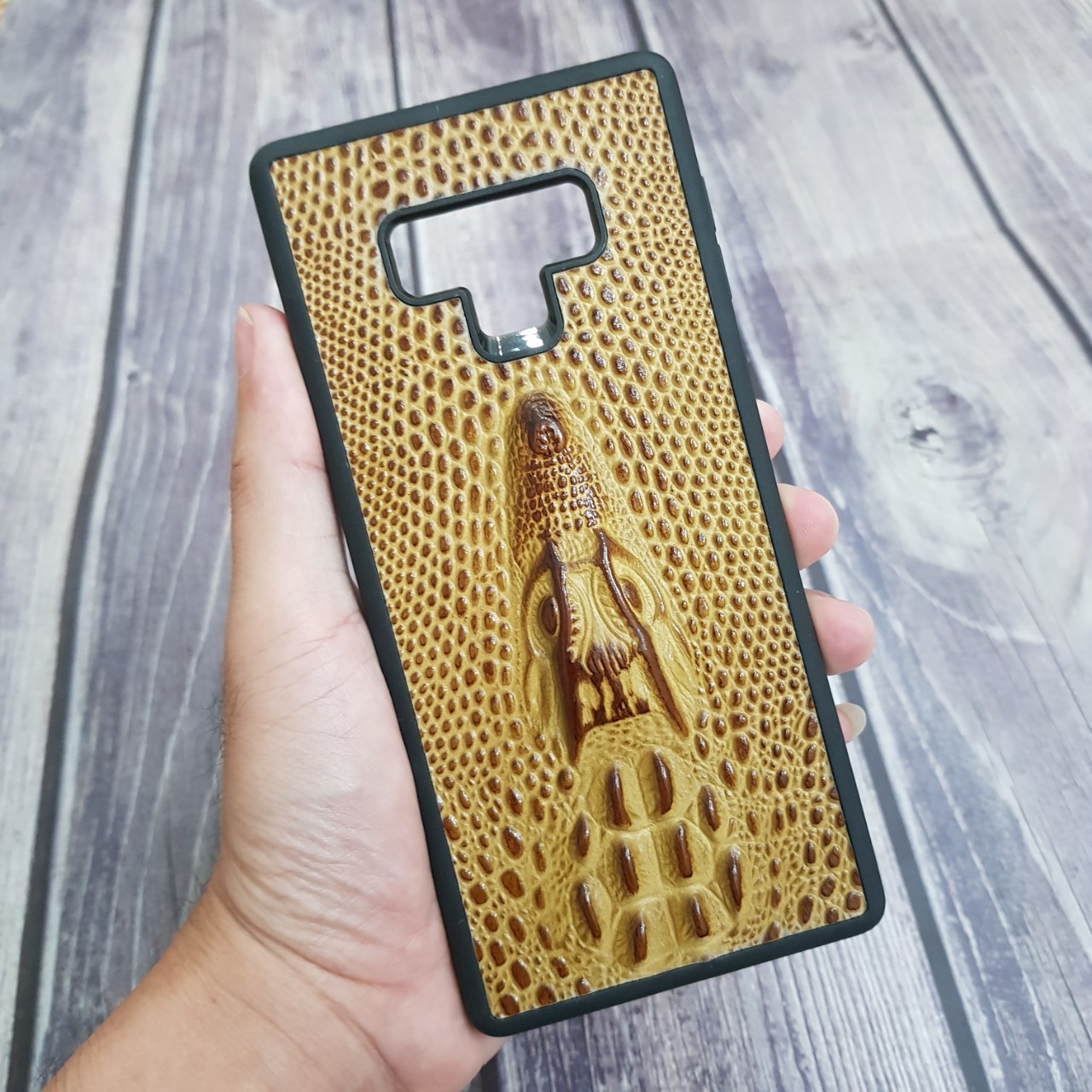 Ốp lưng da vân cá sấu nổi 3D cho samsung Note 10 Plus/ note 9/ s20 ultra