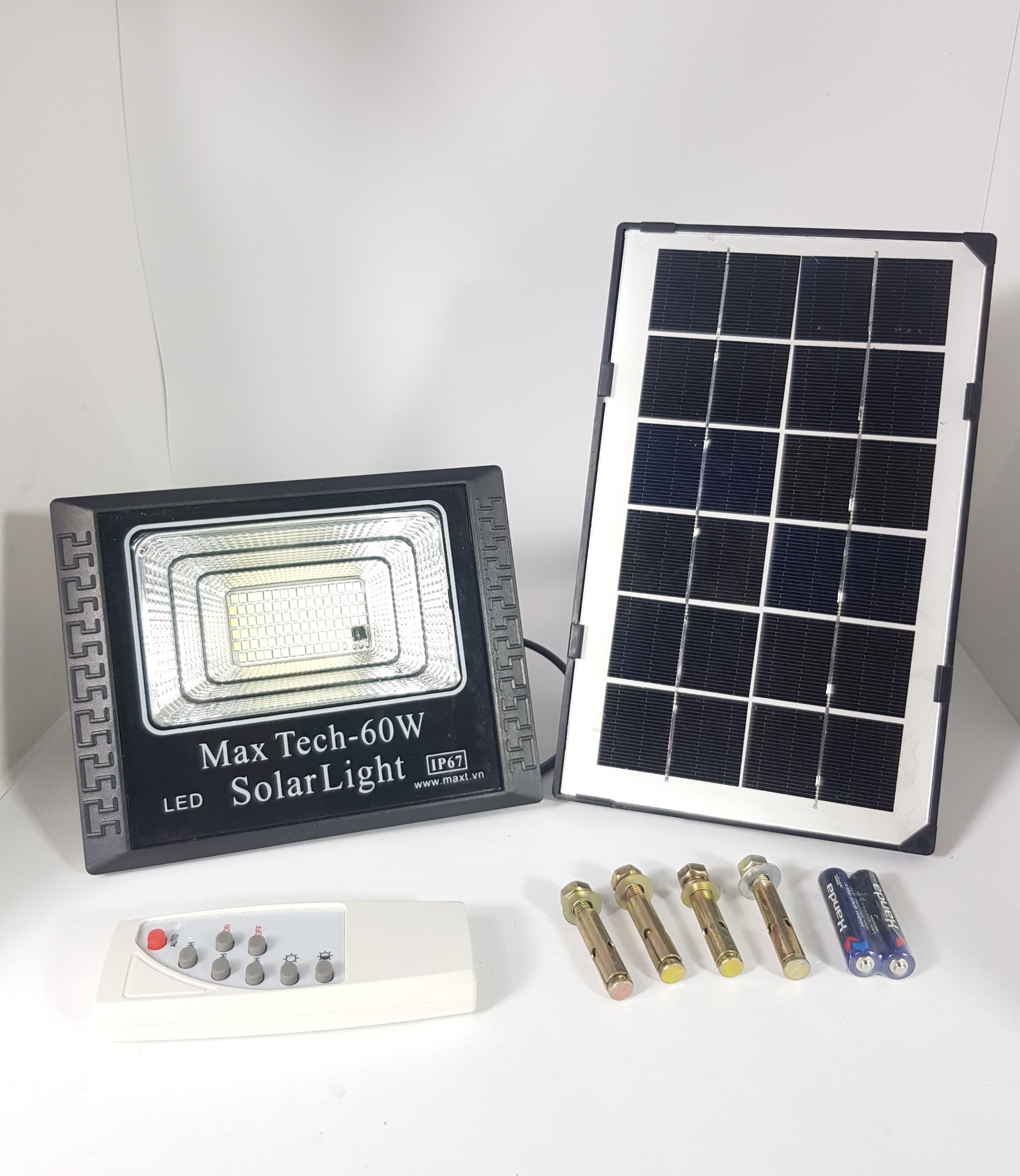 ĐÈN NĂNG LƯỢNG MẶT TRỜI 100W - 180W - 80W - 60W - 45W  SOLAR LIGHT - ĐIỀU KHIỂN TỪ XA - PIN SẠC TRỌN DỜI - D1147