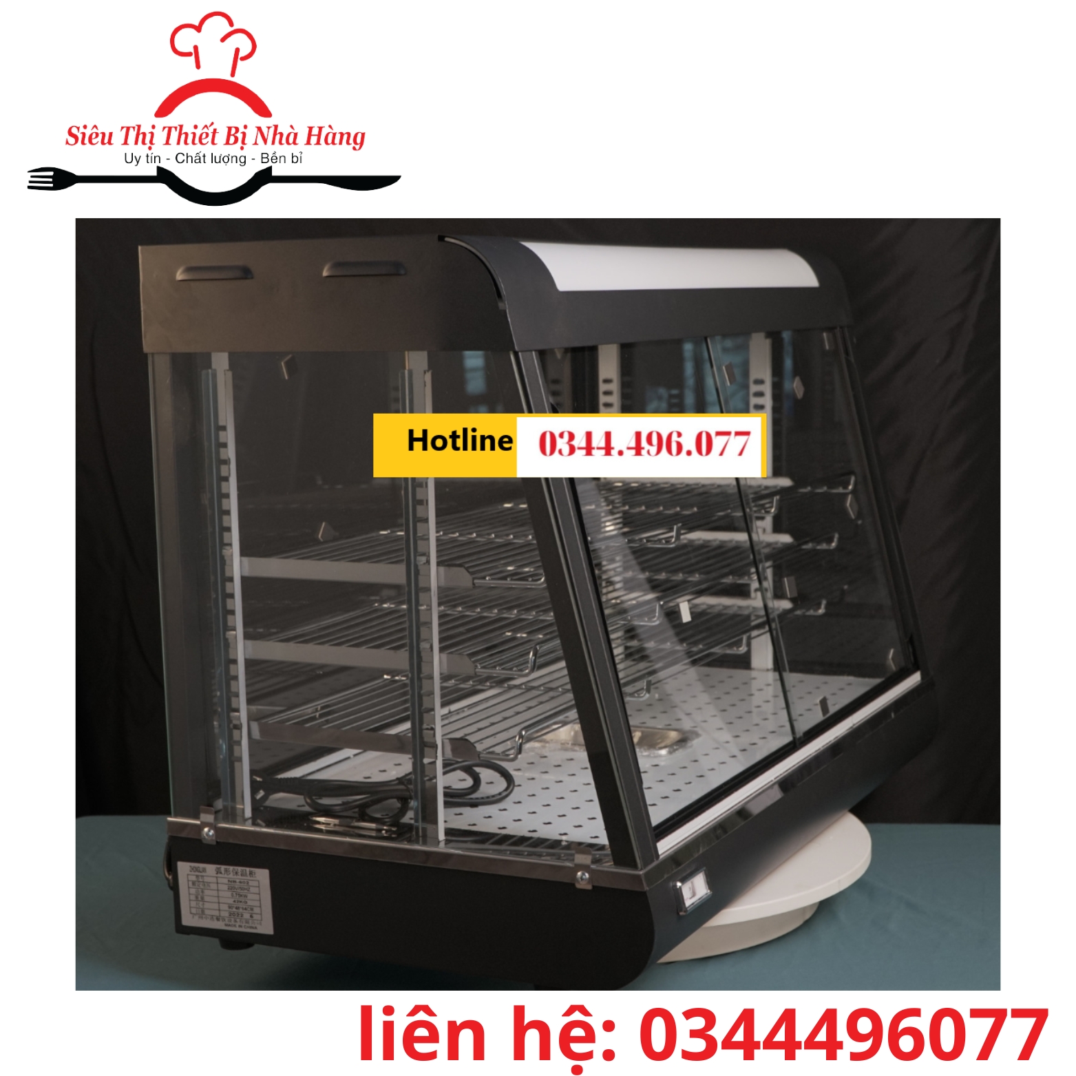 Tủ giữ nóng thực phẩm chiên rán kính vuông , tủ giữ nóng gà rán KFC- khoai tây chiên cao cấp .
