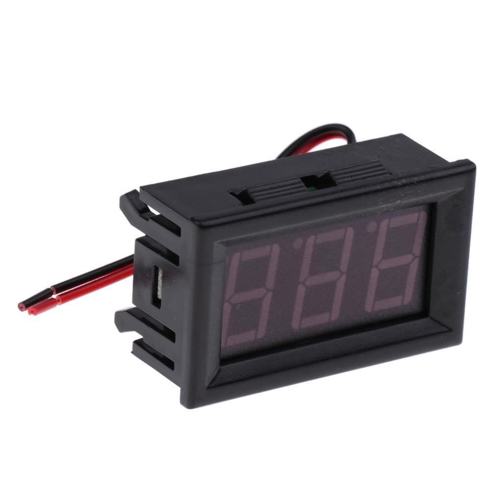 3Pcs DC 4.5V To 30V Voltage Meter LED Digital Panel Display Voltmeter