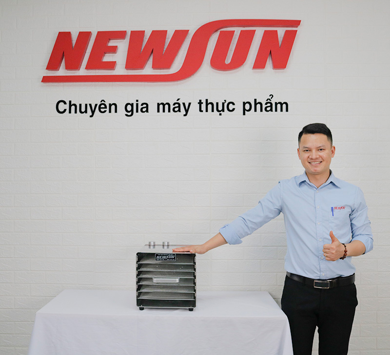 Máy sấy hoa quả, thực phẩm, nông sản đa năng NEWSUN 6 khay  - Hàng chính hãng