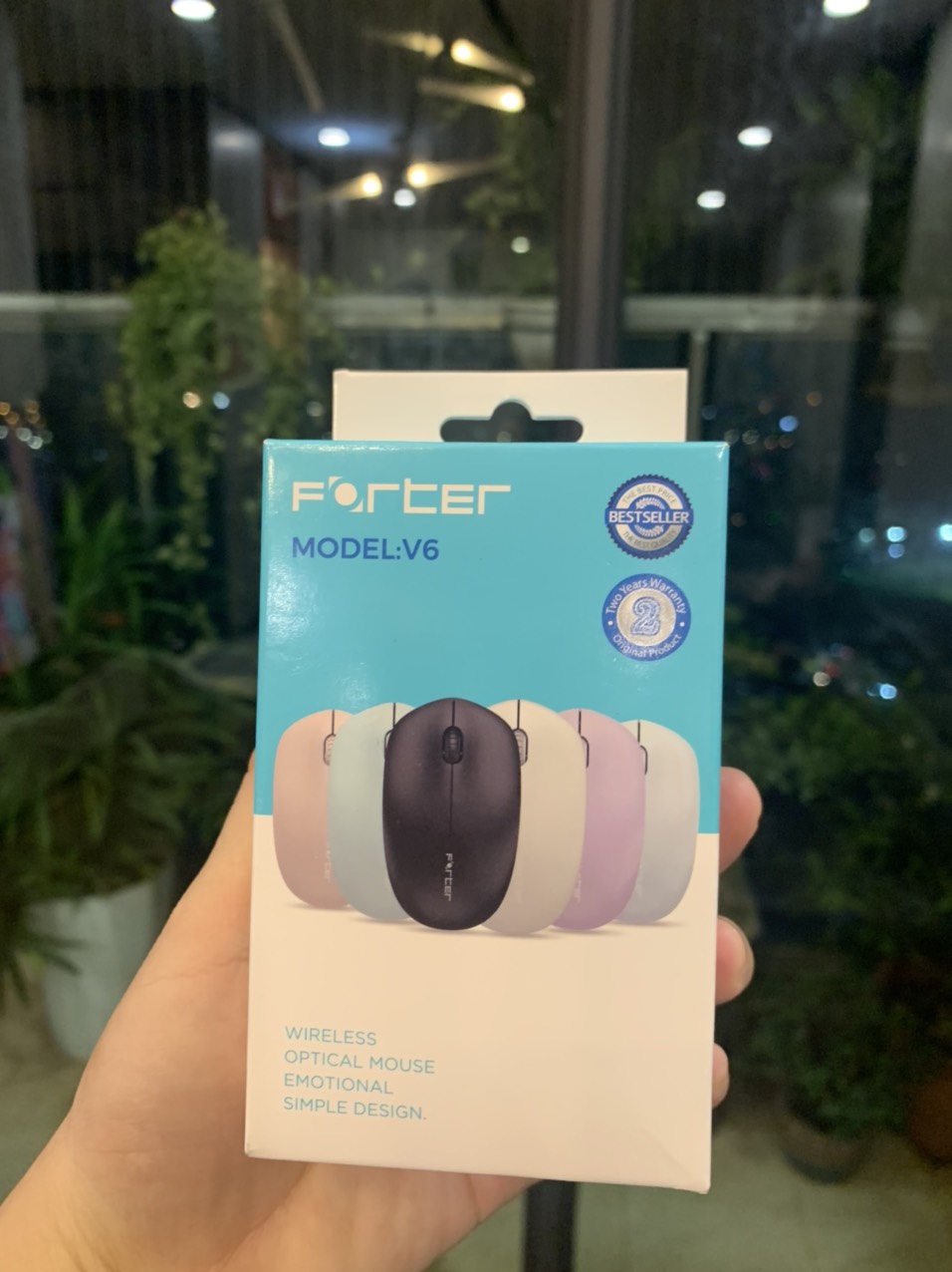 Chuột Không Dây Forter Multi color - Hàng chính Hãng
