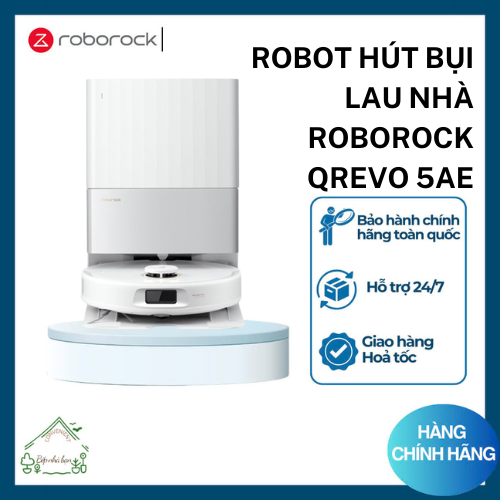 Robot hút bụi lau nhà Roborock Qrevo 5AE – Hàng Chính Hãng