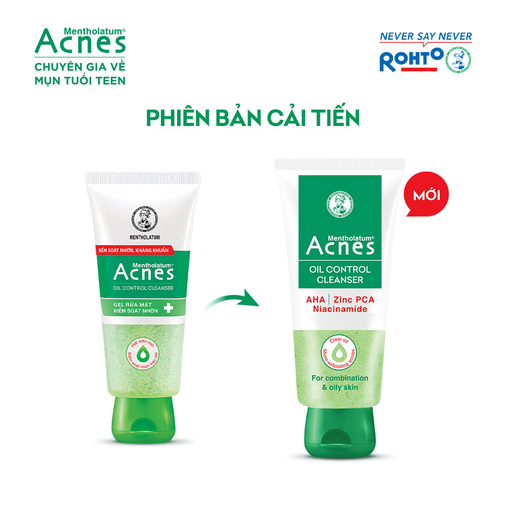 Gel Rửa Mặt Kiểm Soát Nhờn Ngăn Ngừa Mụn Acnes Oil Control Cleanser (100g)