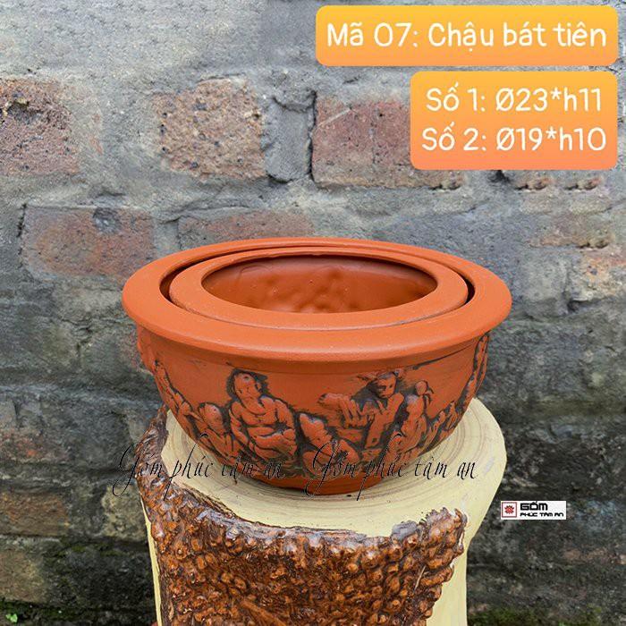 CHẬU ĐẤT NUNG chậu đất đỏ trồng cây cảnh trang trí đẹp