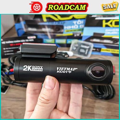 Camera Hành Trình Ô Tô Xe Hơi VIETMAP KC01 - Ghi Hình Trước Sau, Tặng Kèm Thẻ Nhớ 32GB, BH 12 Tháng