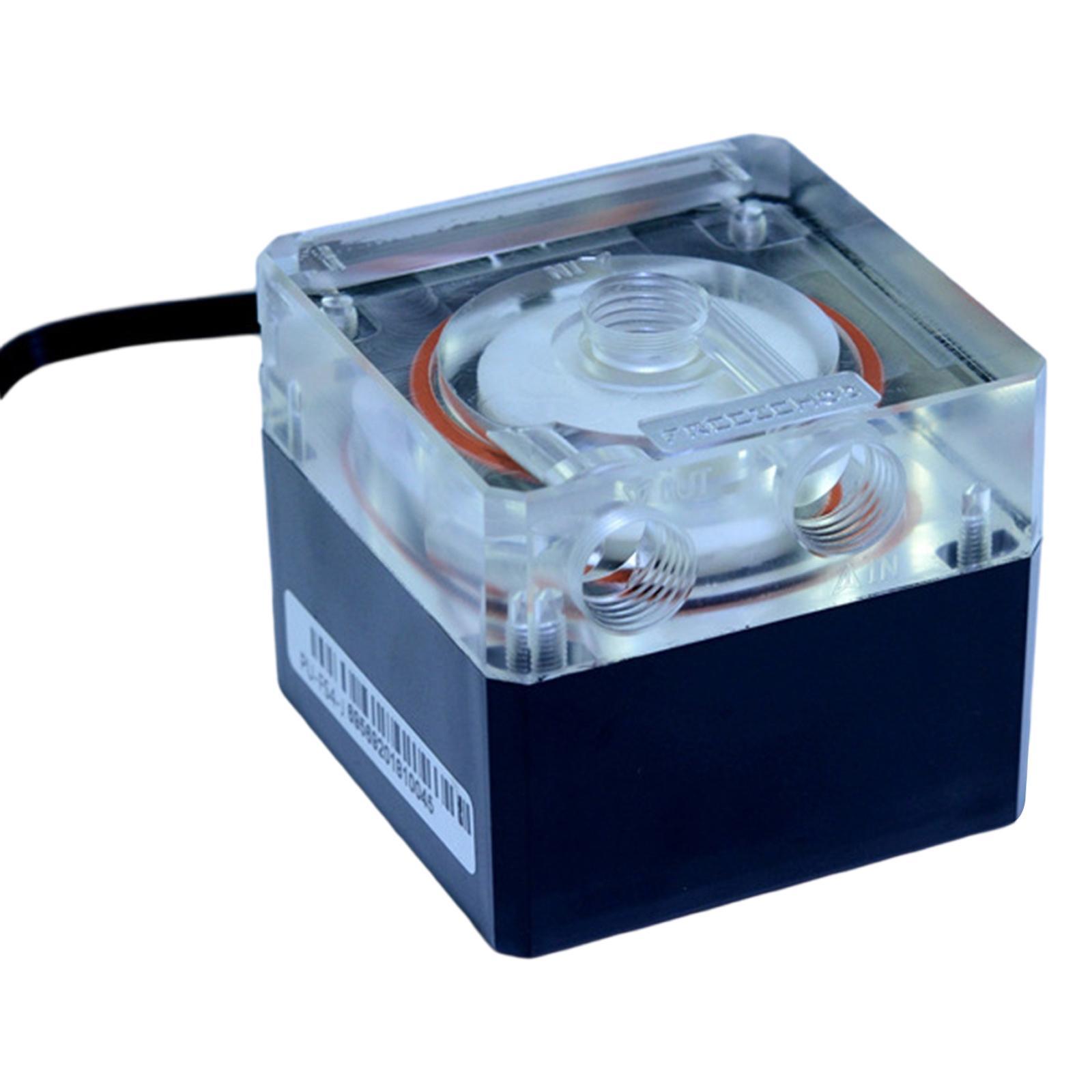 Computer Water Pump  Tank 4M Pump Head 13.5V Mute Pump for PC CPU