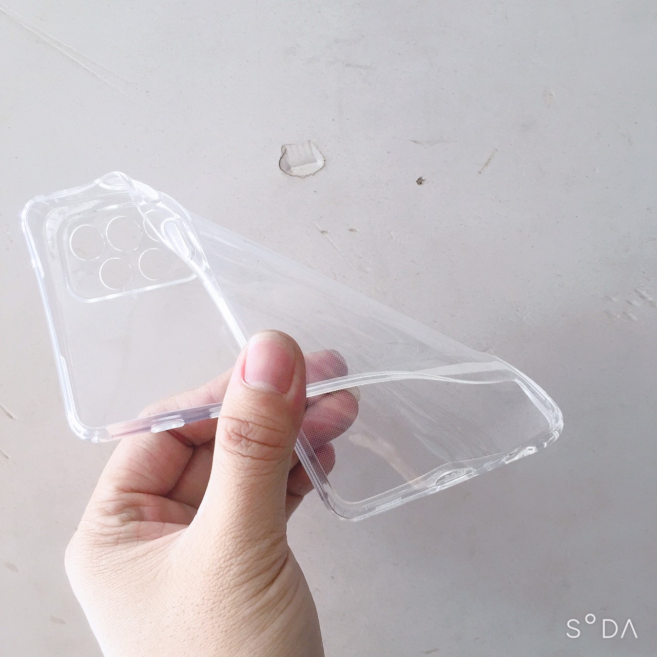 Ốp lưng dẻo trong TPU loại tốt, bảo vệ camera dành cho Samsung A52, Samsung A72