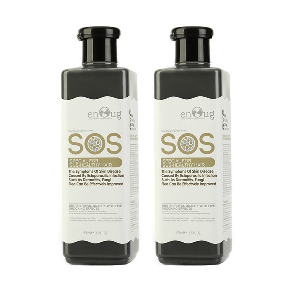 Sữa Tắm Sos Cho Chó Mèo Giúp Phục Hồi, Bảo Vệ, Ngăn Ngừa Viêm Lông Da Chai 530Ml Màu Đen